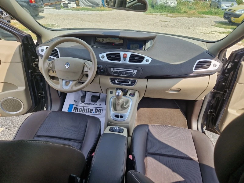 Renault Scenic 1.9dci 7МЕСТА/КОЖА/НАВИ/ПАНОРАМА/КАМЕРА, снимка 11 - Автомобили и джипове - 47784507