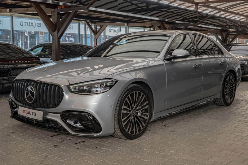 Mercedes-Benz S 400 Long/AMG/3D/Burmester/Камера360/Панорама/4Matic, снимка 3 - Автомобили и джипове - 51001493