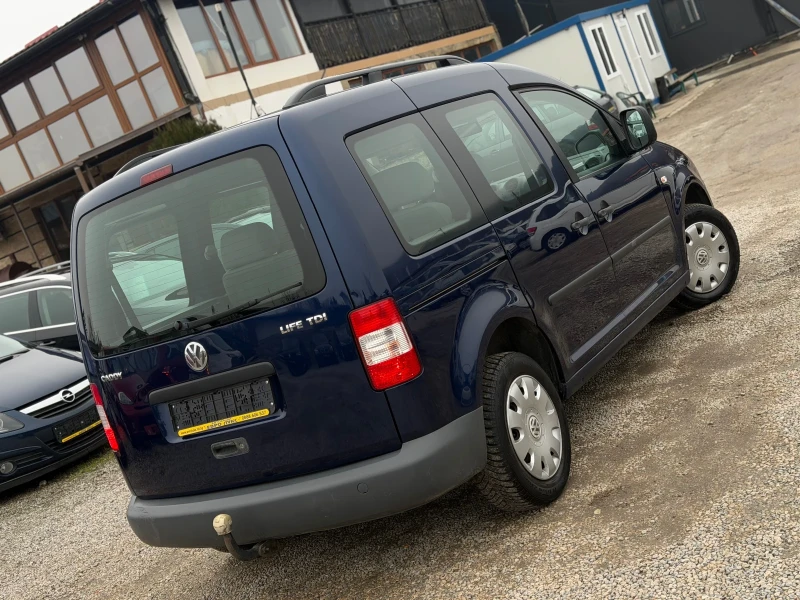 VW Caddy 1.9TDI 105кс КЛИМАТИК 7-МЕСТА , снимка 6 - Автомобили и джипове - 53423637