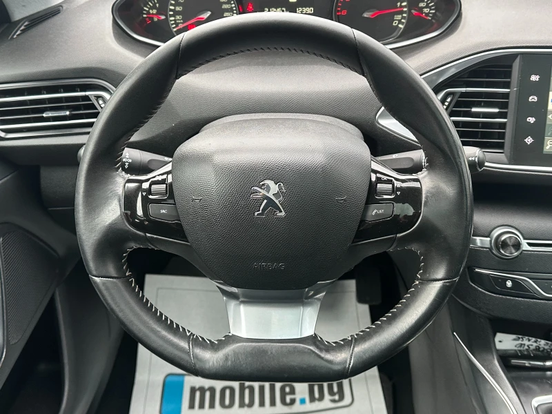 Peugeot 308 2.0HDI-150ks-FULL LED-NAVI-ПАНОРАМА-AUTOMAT-EURO6B, снимка 12 - Автомобили и джипове - 53528742