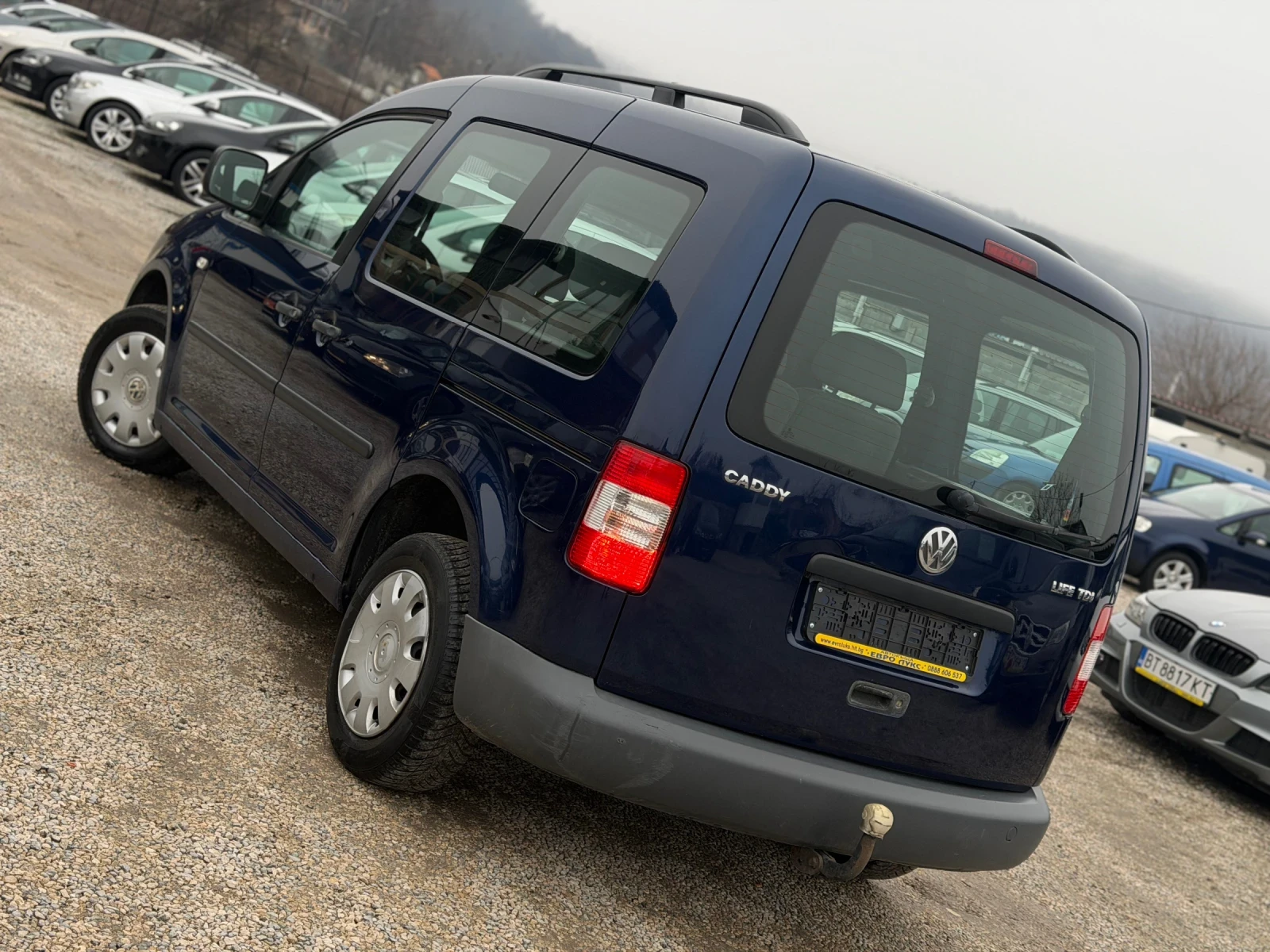 VW Caddy 1.9TDI 105кс КЛИМАТИК 7-МЕСТА  - изображение 4