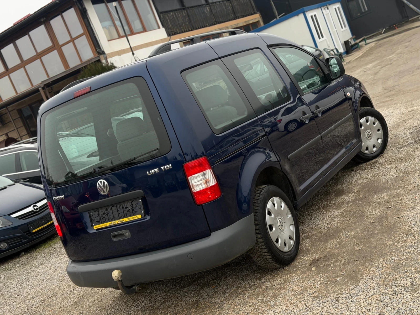 VW Caddy 1.9TDI 105кс КЛИМАТИК 7-МЕСТА  - изображение 6