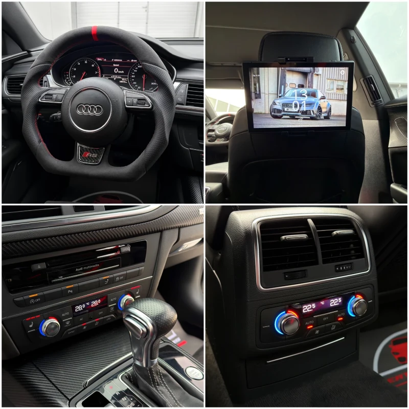Audi A7 RS7 OPTIC / KEYLESS GO / 3xTV / CARBON / ACRAPOVIC, снимка 12 - Автомобили и джипове - 53220974