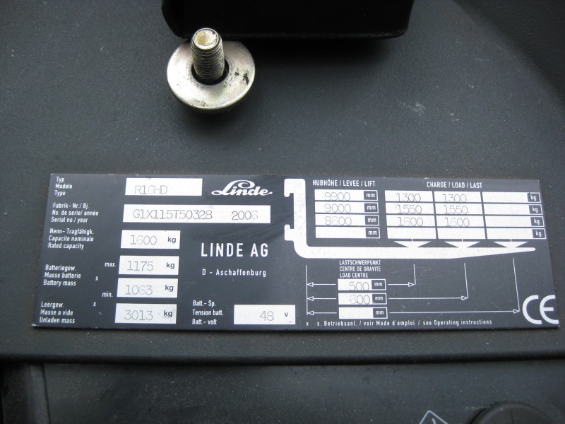 Електрокар Linde R16SN-02, снимка 7 - Индустриална техника - 39254032