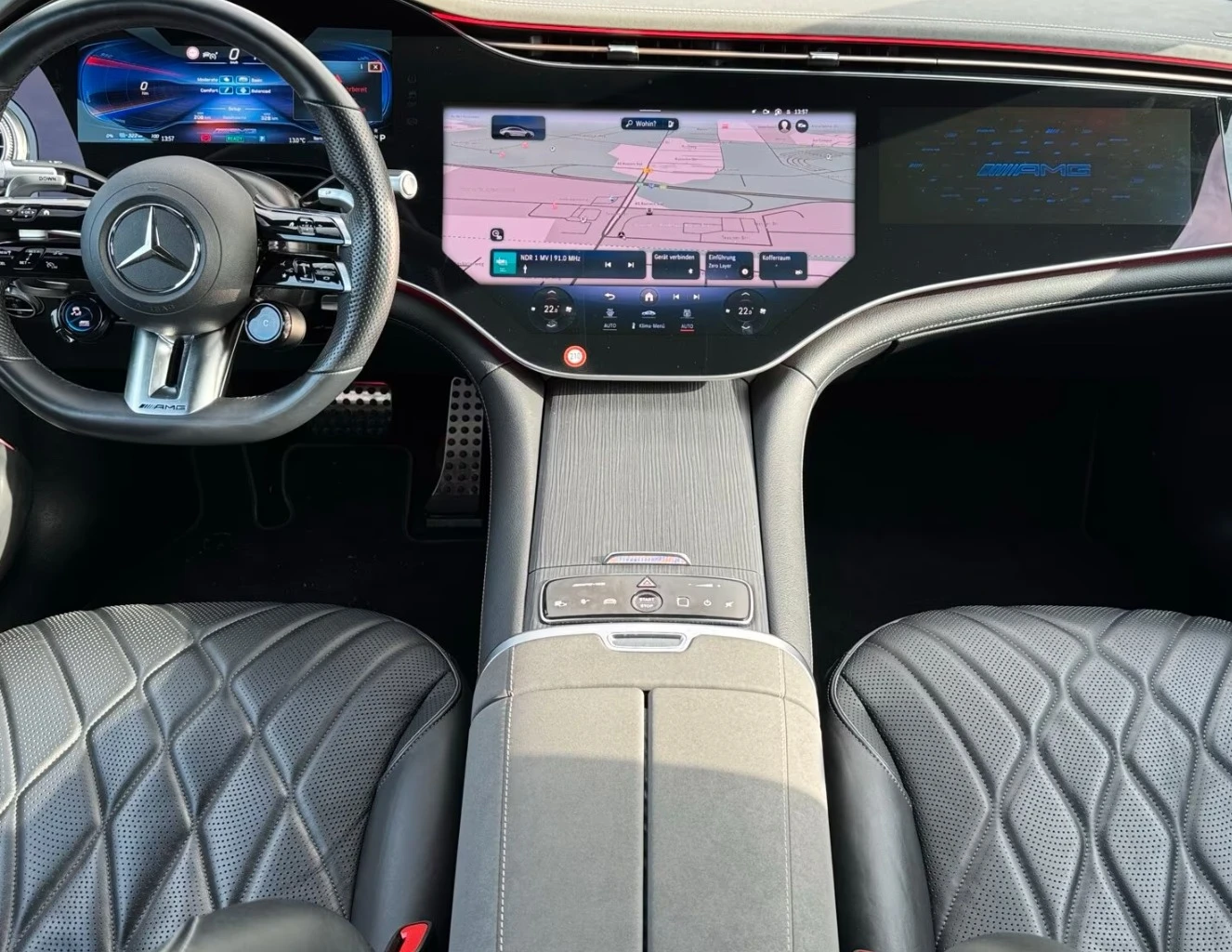Mercedes-Benz EQS 53AMG 4M* Burmester* Widescreen* TV* 360, снимка 11 - Автомобили и джипове - 54081963