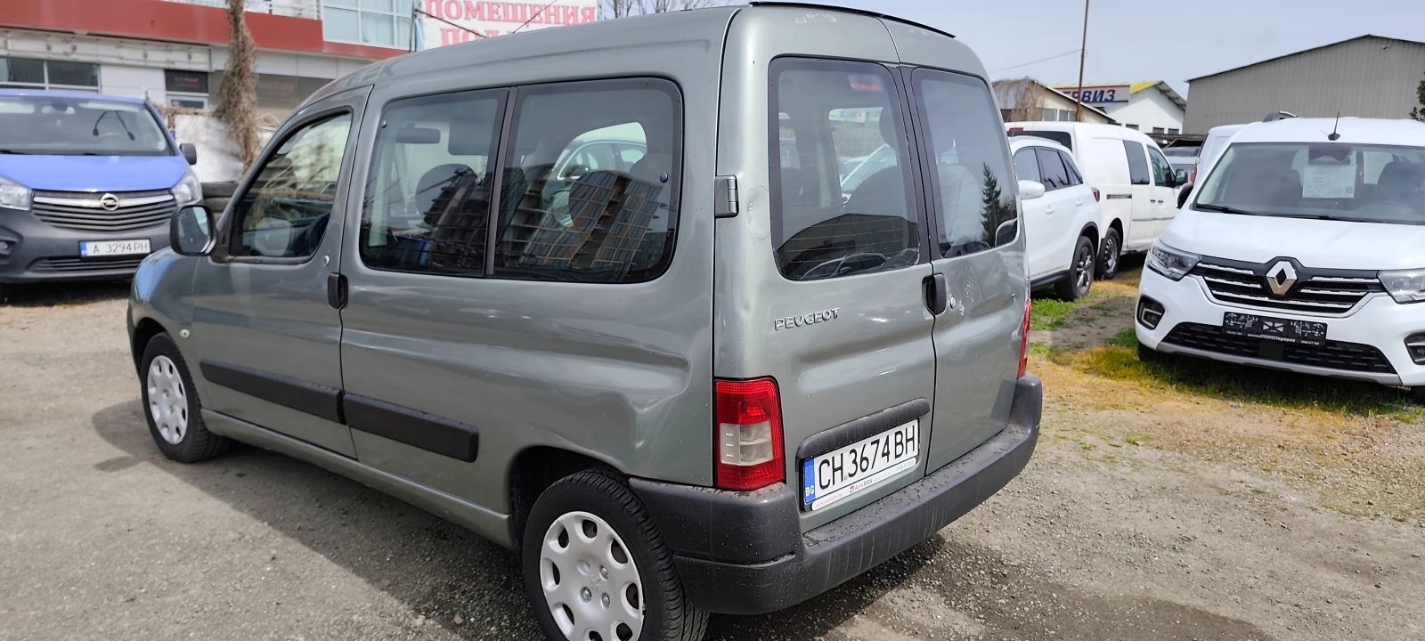 Peugeot Partner 1.9D - 70к.с. климатик 2007г, снимка 4 - Автомобили и джипове - 54214926