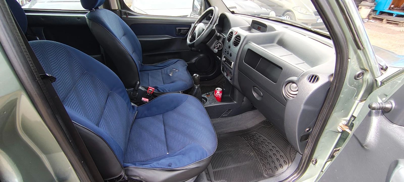 Peugeot Partner 1.9D - 70к.с. климатик 2007г, снимка 8 - Автомобили и джипове - 54214926