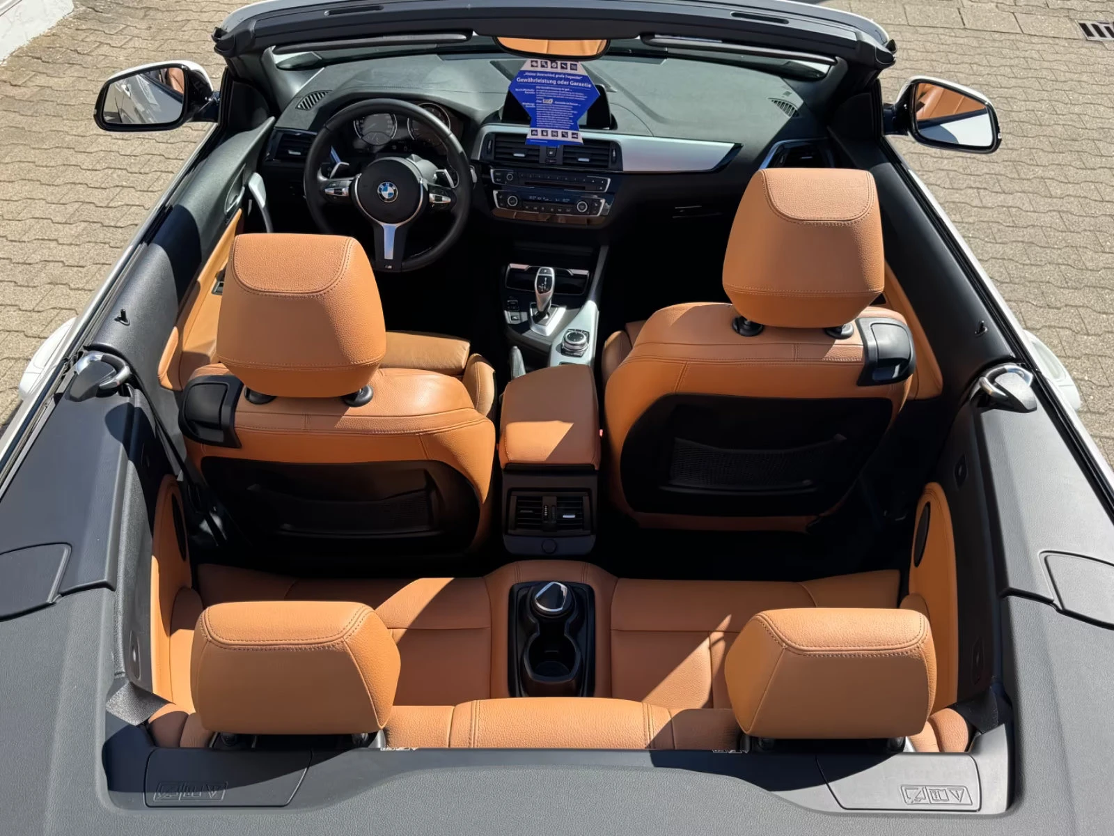 BMW 220 iCABRIO/184HP/M-SPORT/SHADOW/NAVI/LED/KLESS/358q, снимка 15 - Автомобили и джипове - 54737114