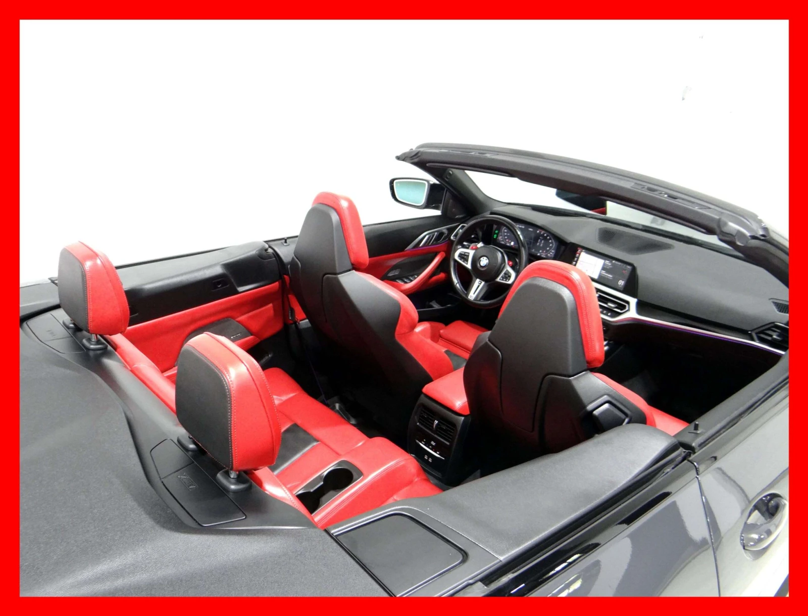 BMW M4 COMPETITION CABRIOLET * X-DRIVE/NAVI/360 CAM/RED L, снимка 10 - Автомобили и джипове - 54874925