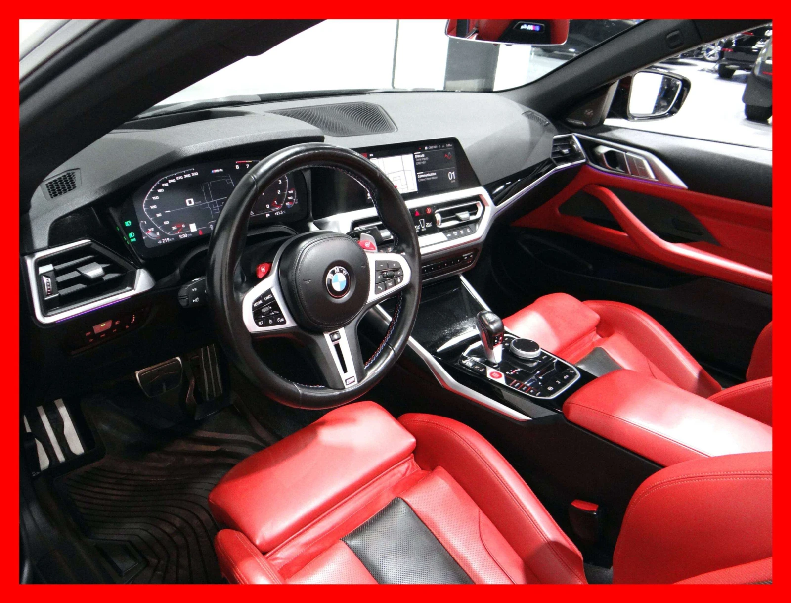 BMW M4 COMPETITION CABRIOLET * X-DRIVE/NAVI/360 CAM/RED L, снимка 11 - Автомобили и джипове - 54874925