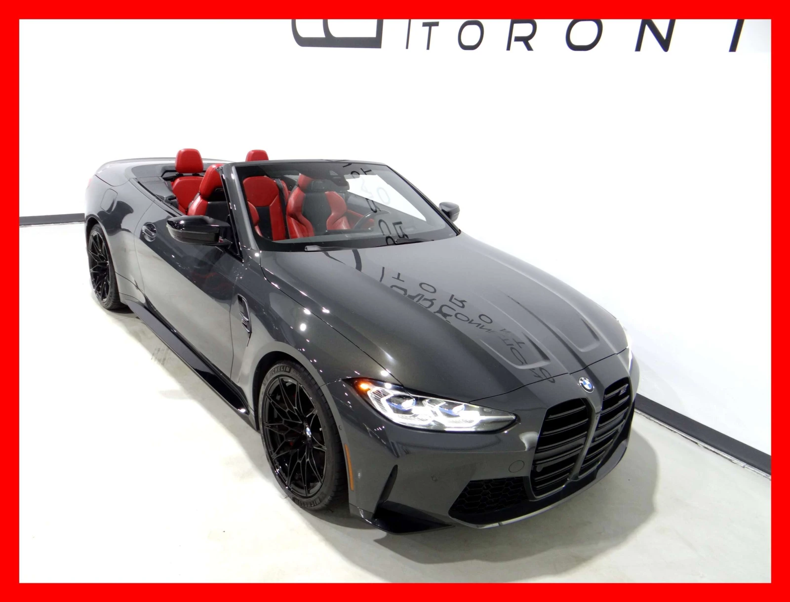 BMW M4 COMPETITION CABRIOLET * X-DRIVE/NAVI/360 CAM/RED L, снимка 6 - Автомобили и джипове - 54874925