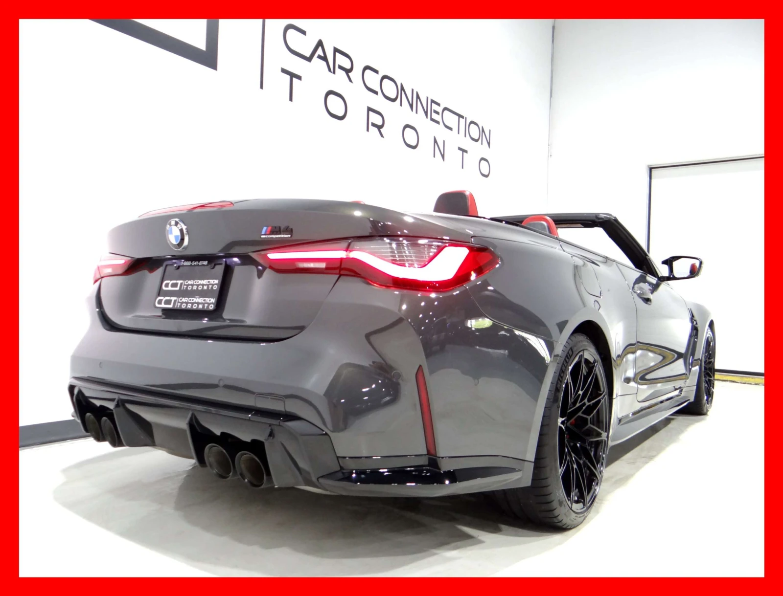 BMW M4 COMPETITION CABRIOLET * X-DRIVE/NAVI/360 CAM/RED L, снимка 8 - Автомобили и джипове - 54874925