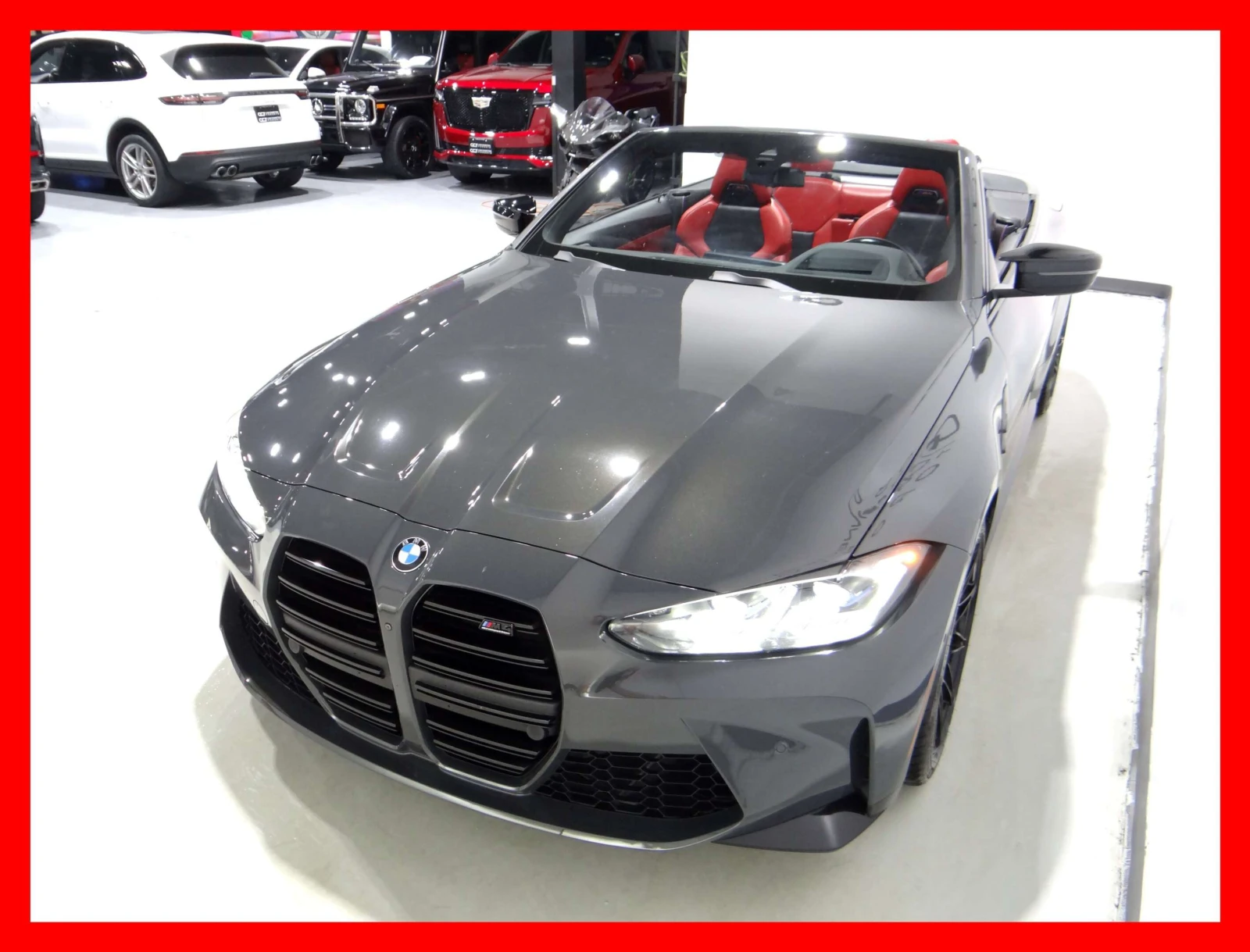 BMW M4 COMPETITION CABRIOLET * X-DRIVE/NAVI/360 CAM/RED L, снимка 2 - Автомобили и джипове - 54874925