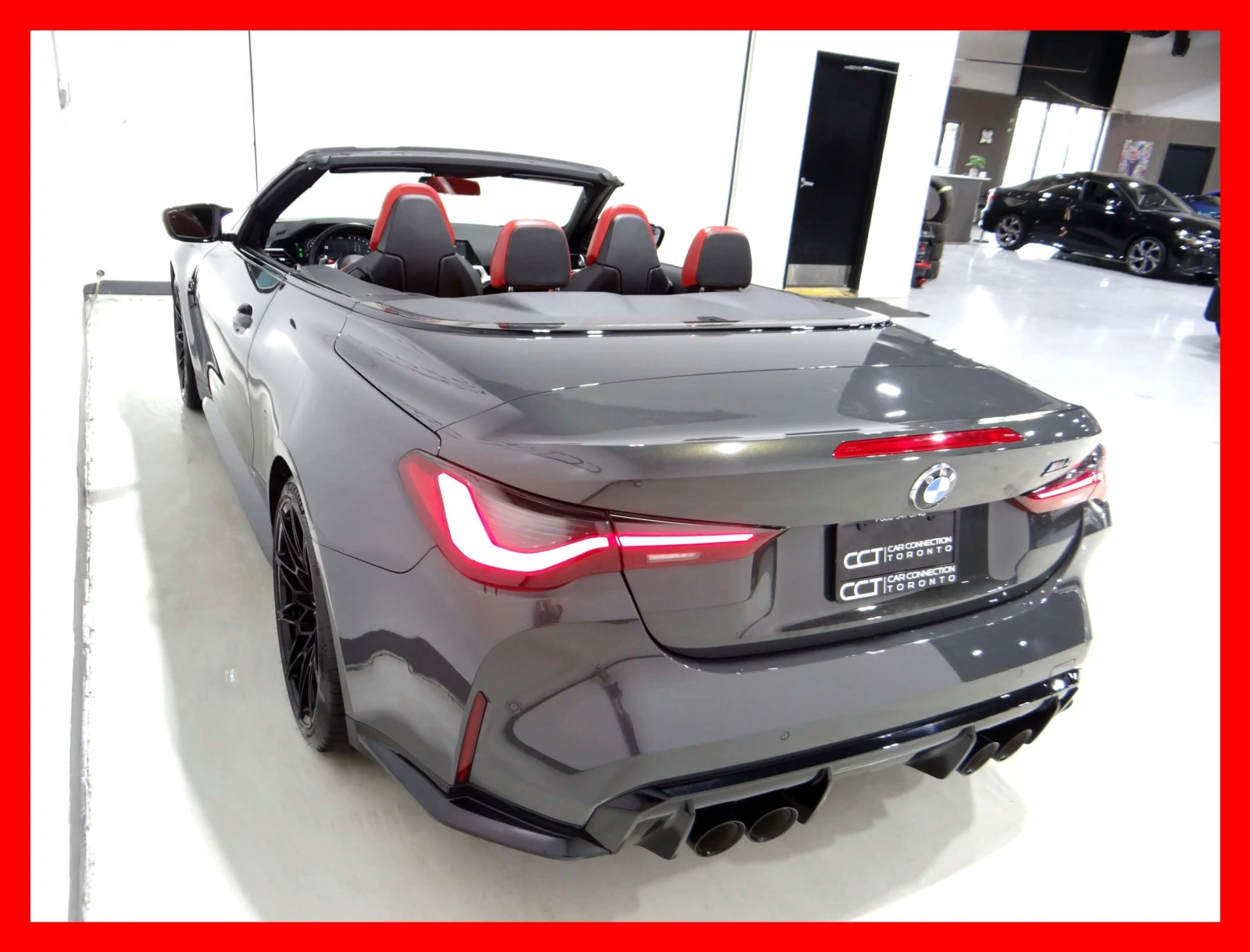 BMW M4 COMPETITION CABRIOLET * X-DRIVE/NAVI/360 CAM/RED L, снимка 3 - Автомобили и джипове - 54874925