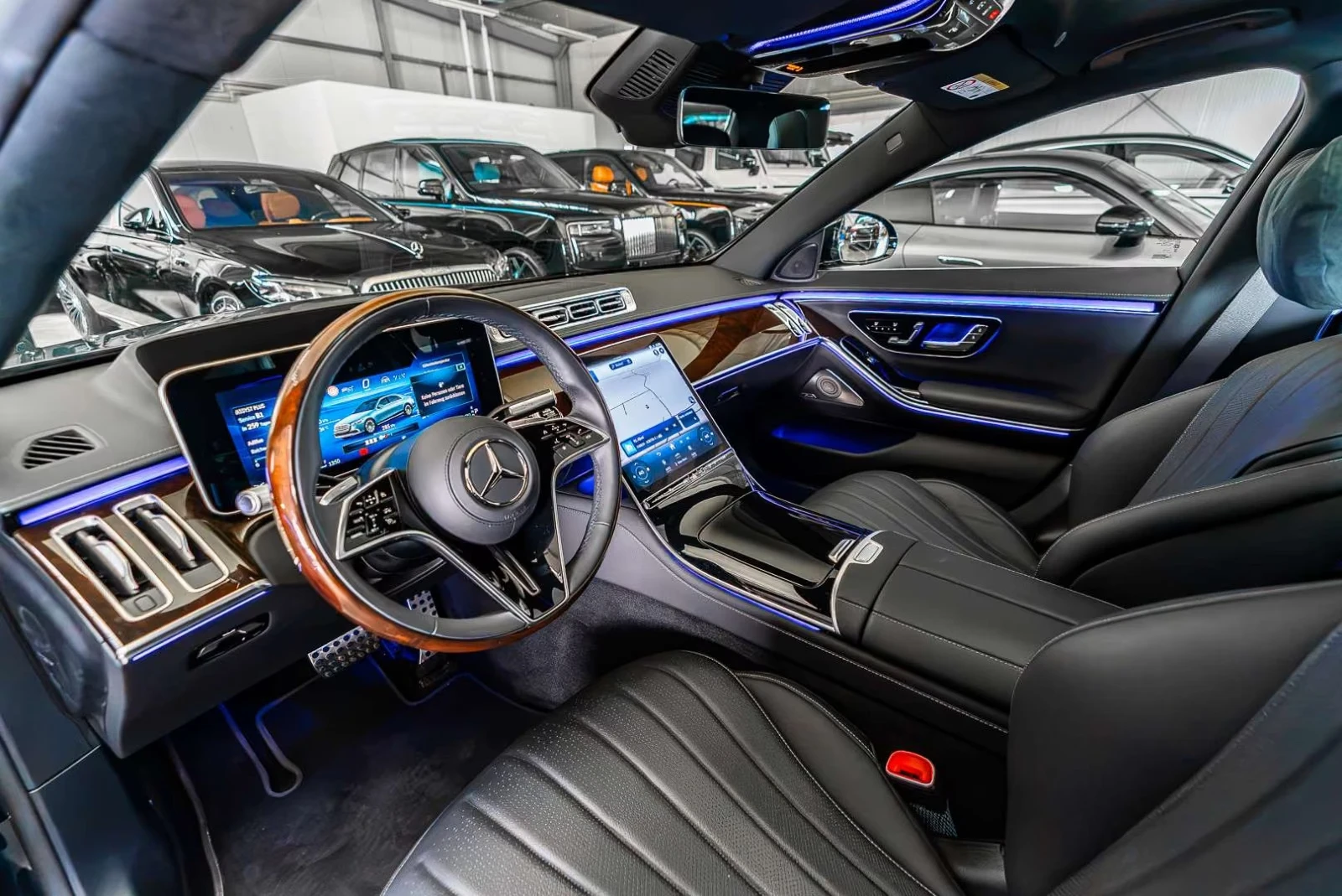 Mercedes-Benz S 450 d/4MATIC/AMG/BURMASTER/AIR/360/HUD/MASS/PANO/ | Mobile.bg � ����������� 8