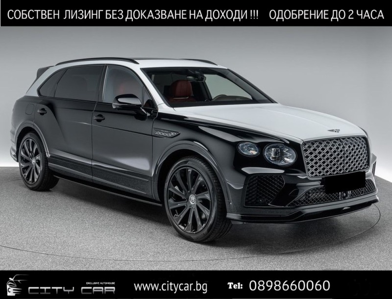 Bentley Bentayga V8/MULLINER/LONG/DUO TONE/CARBON/4 SEATS/NAIM/ TV/, снимка 1 - Автомобили и джипове - 46353591