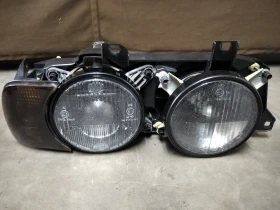 Фарове бмв бош хела Черна Опушена BMW E32 E34 BOSCH HELLA Black Smoked , снимка 5