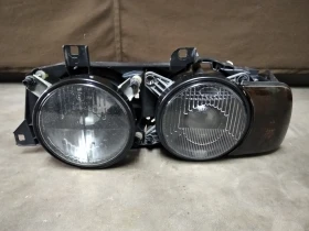 Фарове бмв бош хела Черна Опушена BMW E32 E34 BOSCH HELLA Black Smoked , снимка 3 - Части - 53259050
