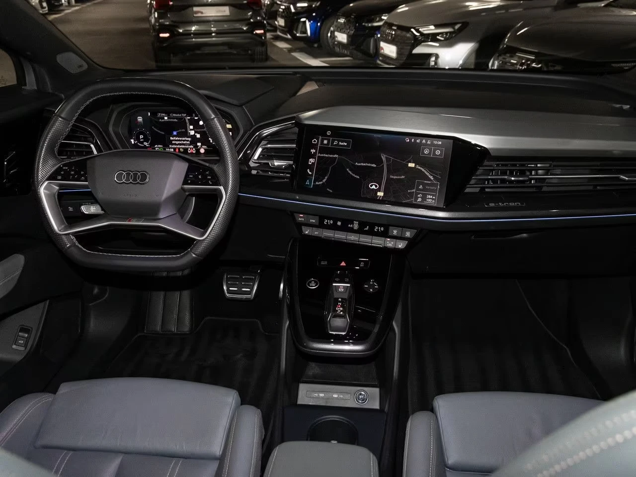 Audi Q4 E-TRON 50/S LINE/299HP/MATRIX/4x4/�����./CAM/315h | Mobile.bg � ����������� 9