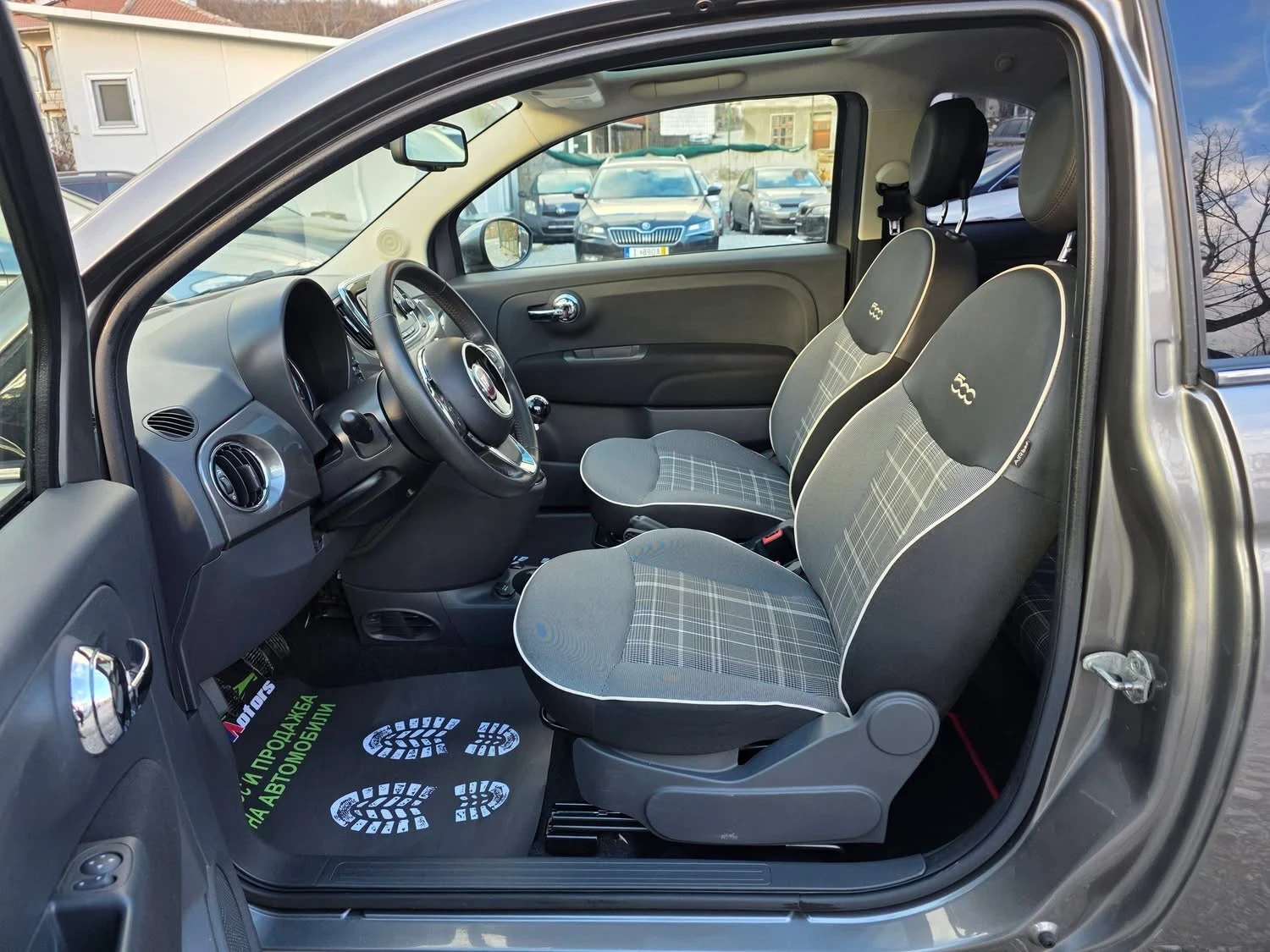 Fiat 500 0.9i 105K.C. / ДИГИТАЛ/НАВИГАЦИЯ/ПАНОРАМА - изображение 6