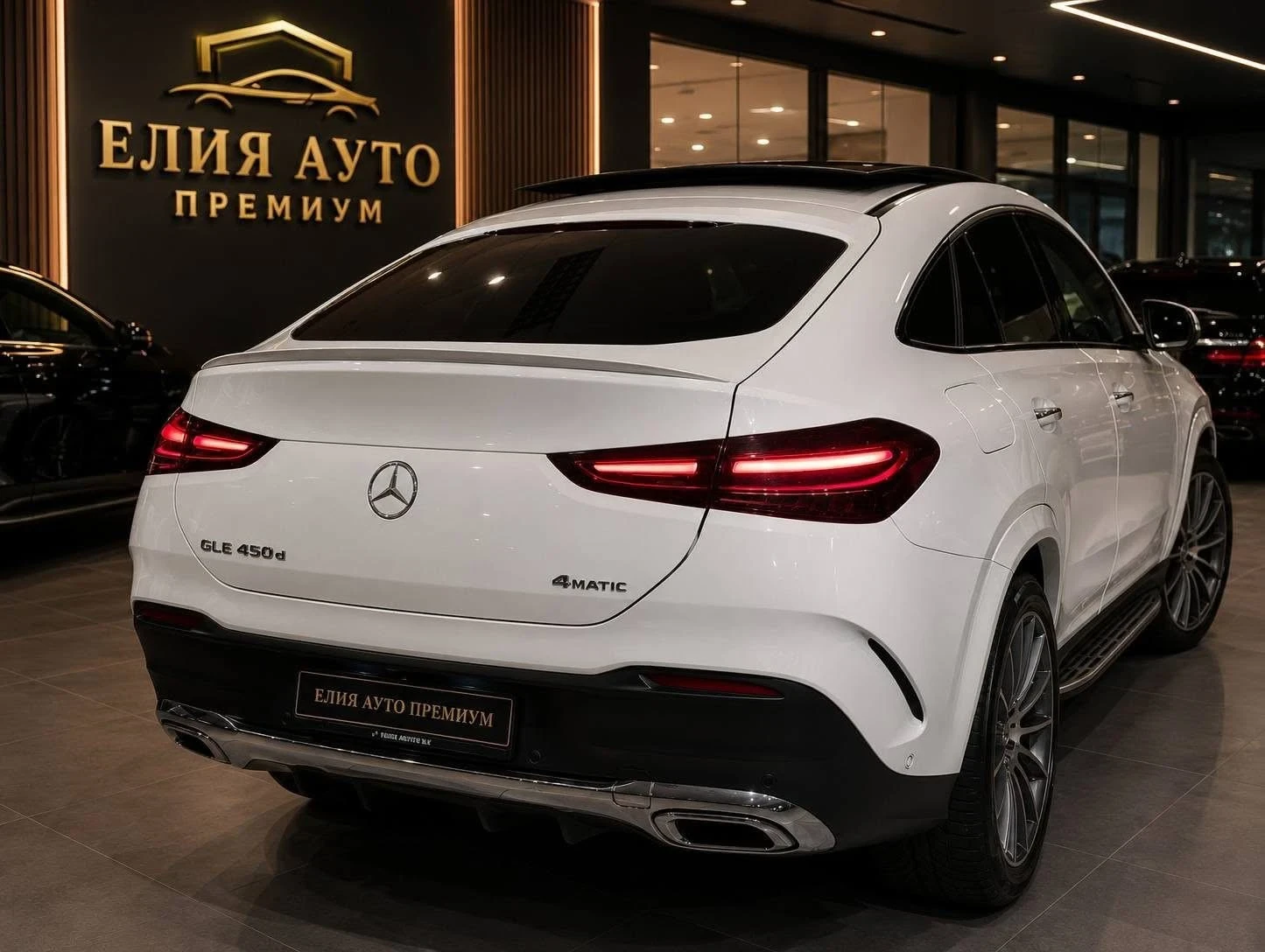 Mercedes-Benz GLE 450 D FACELIFT AMG LINE LED ПАНО BURM ЛИЗИНГ 100%, снимка 4 - Автомобили и джипове - 55471078