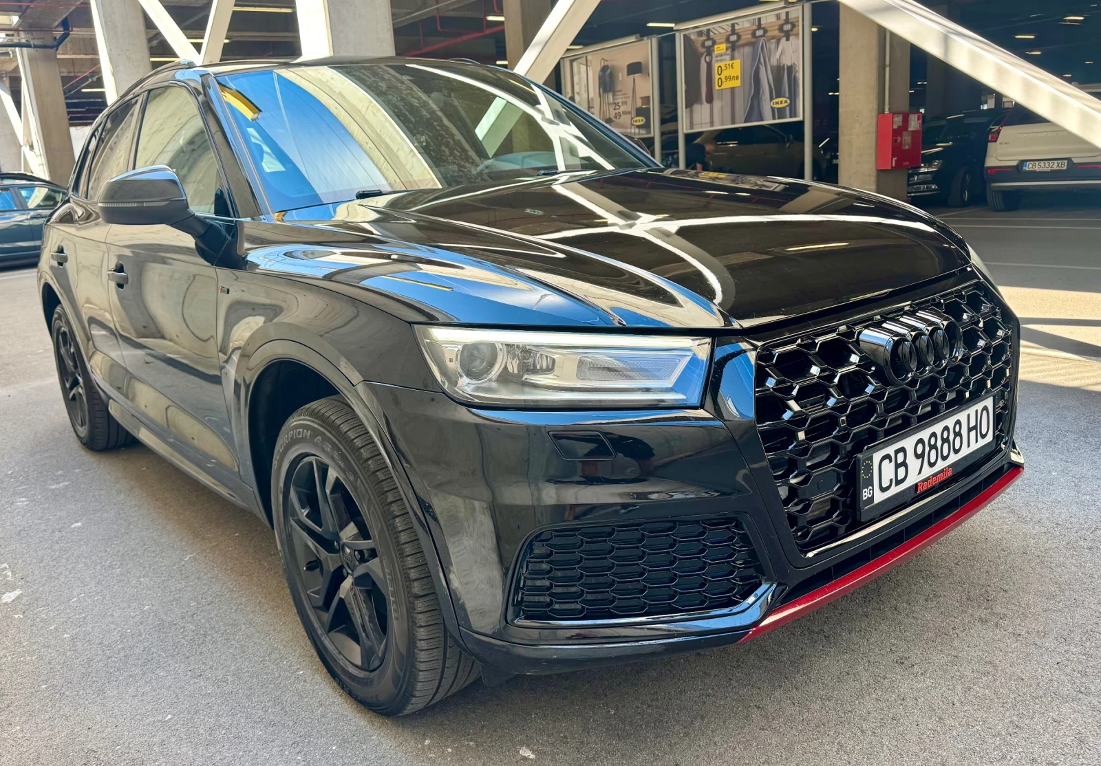 Audi Q5  2.0 TFSI Quattro S tronic | 2019 | Черен м - изображение 3