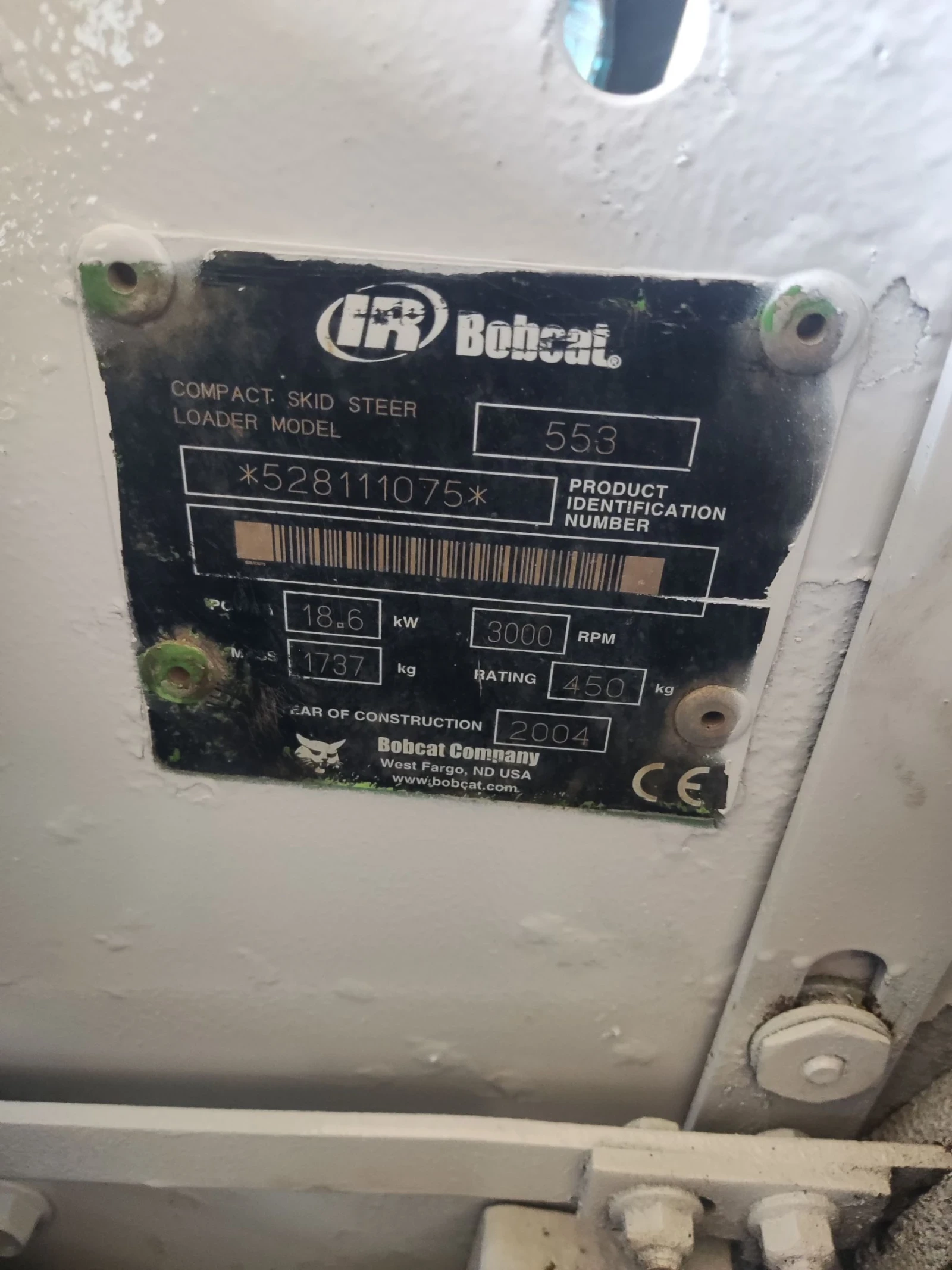 Мини челни товарачи Bobcat 553, снимка 11 - Индустриална техника - 55512526