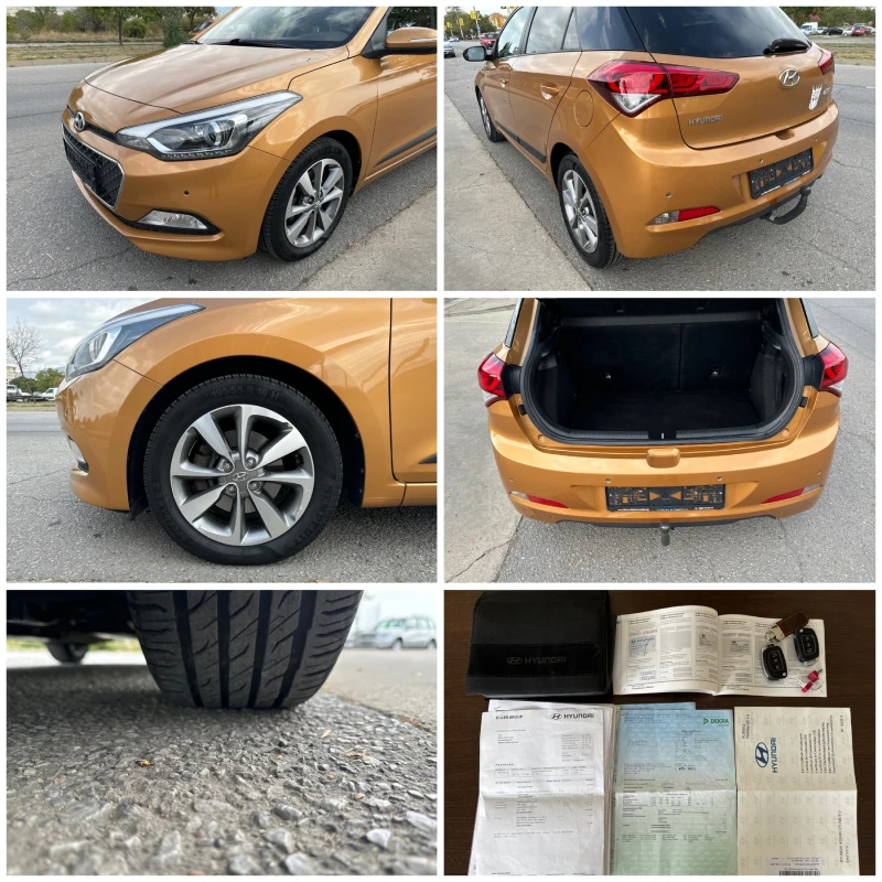 Hyundai I20 1.4CRDI 90ps Euro6* FULL* ПЕРФЕКТЕН* , снимка 16 - Автомобили и джипове - 47470949