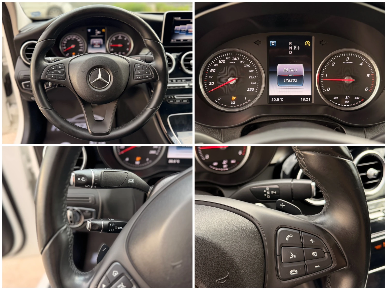 Mercedes-Benz C 220 BlueTEC= BRABUS= BURMESTER= ПАНОРАМА= , снимка 16 - Автомобили и джипове - 54259758