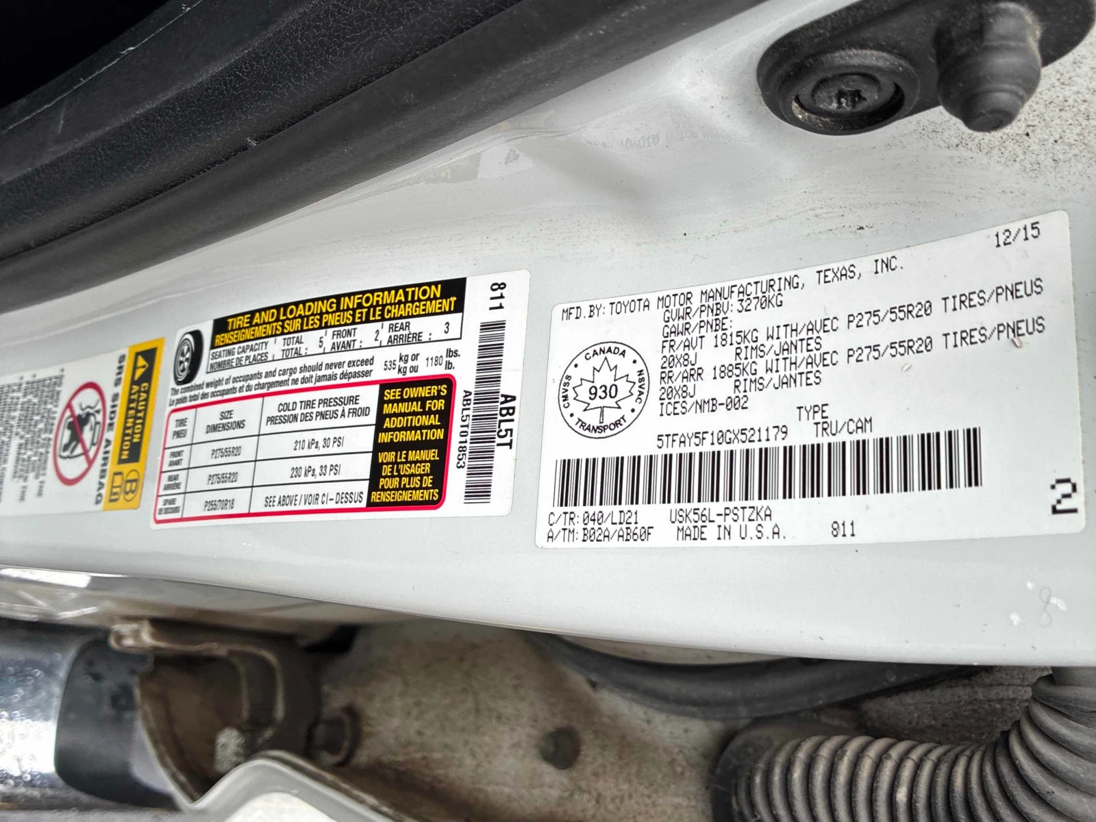 Toyota Tundra * PLATINUM * AWD * CARFAX * , снимка 10 - Автомобили и джипове - 56012847