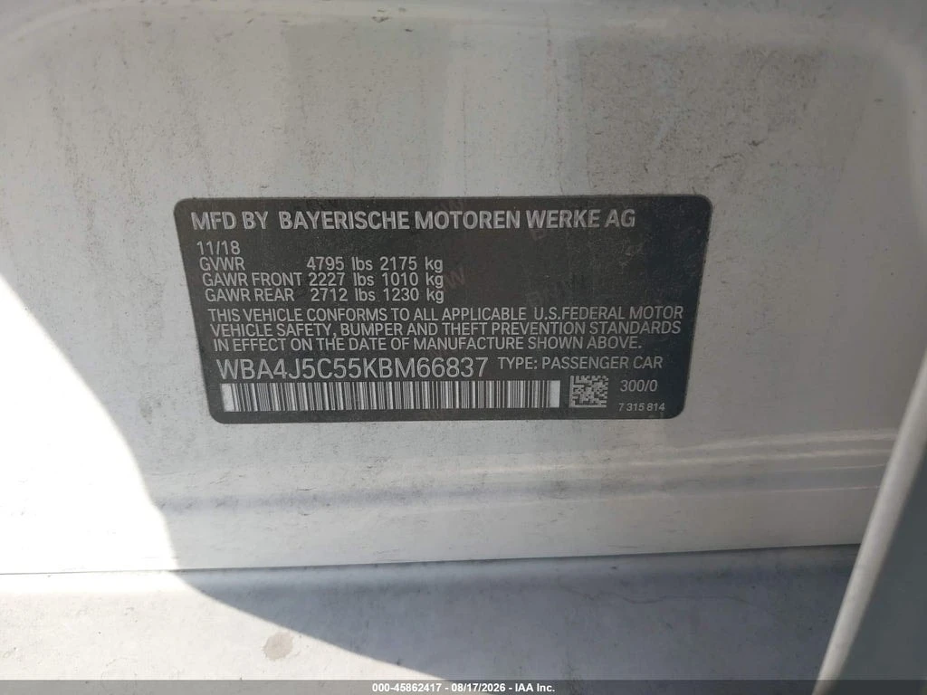 BMW 440 GRAN COUPE * XDRIVE * CARFAX * , снимка 9 - Автомобили и джипове - 55877728