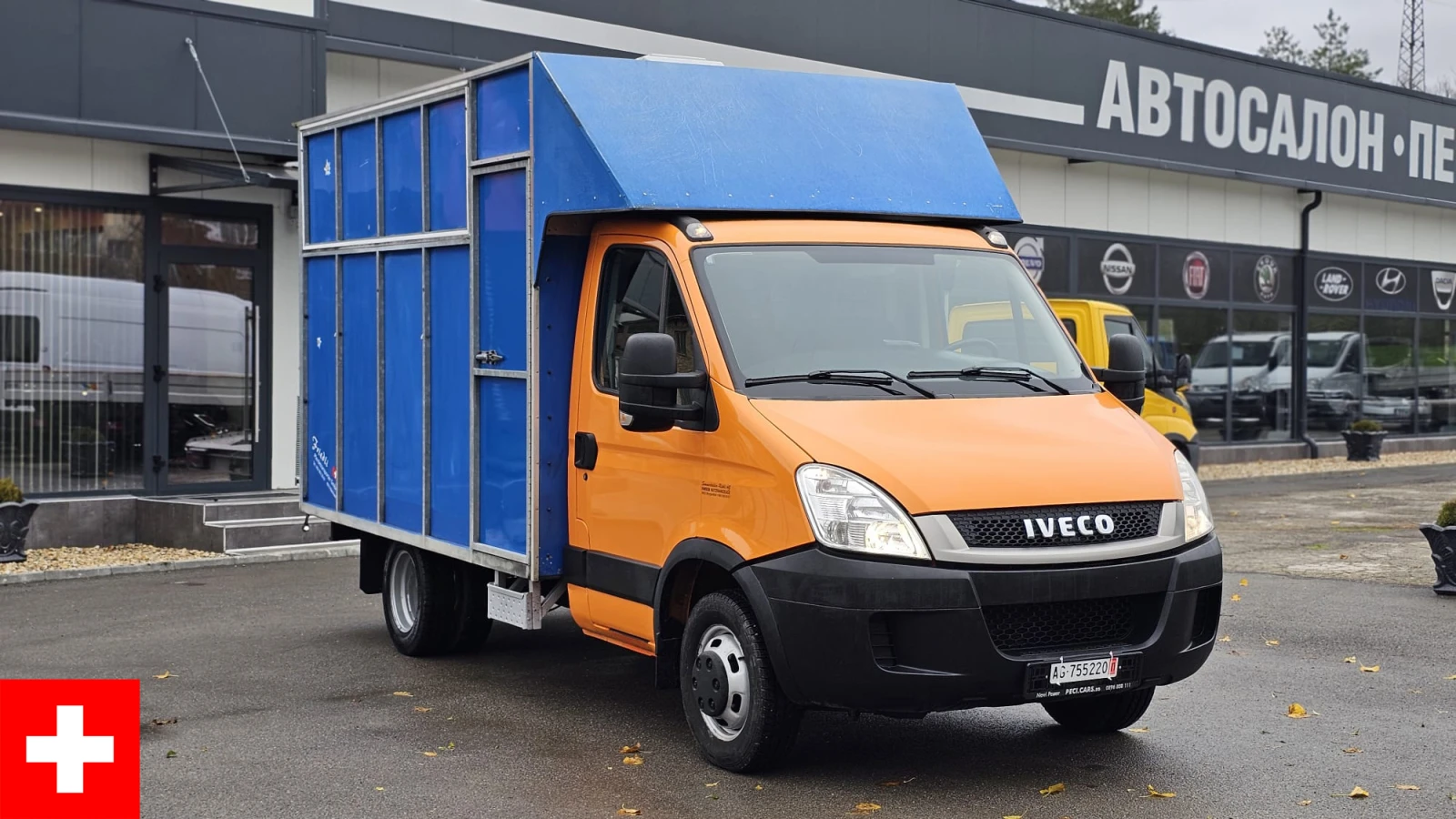 Iveco Daily ЖИВОТНОВОЗ 35c14 3.0D 6SP CH-ДВОЙНА ГУМА-ЛИЗИНГ, снимка 1