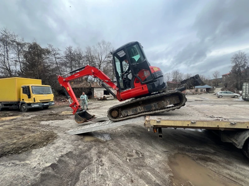 Багер Kubota U55-5, снимка 2 - Индустриална техника - 53434541