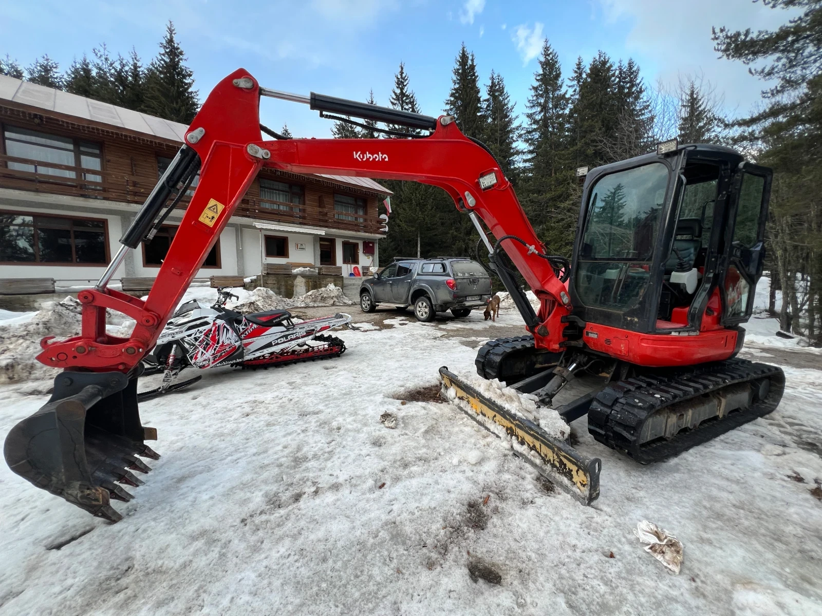 Багер Kubota U55-5, снимка 9 - Индустриална техника - 53434541