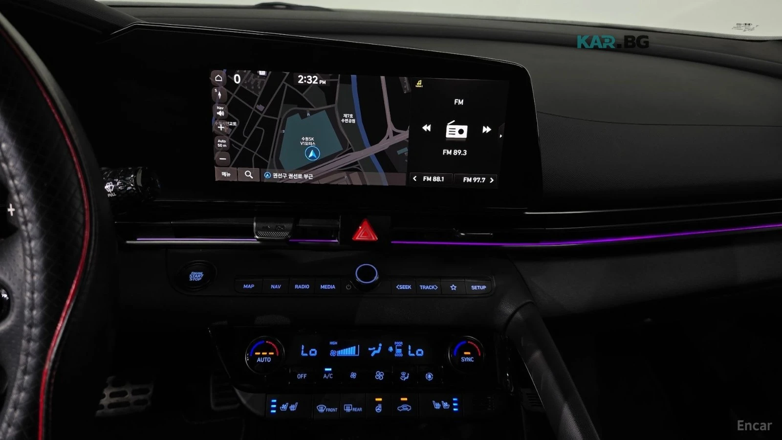 Hyundai Elantra 1.6T* N-Line* Inspiration* ПОДГРЕВ* ОБДУХВАНЕ* КАМ, снимка 11 - Автомобили и джипове - 55925553
