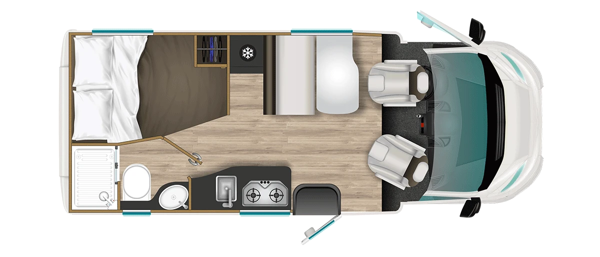 Кемпер ITINEO PF600 , снимка 5 - Каравани и кемпери - 54271073