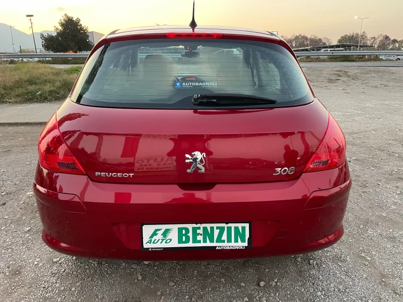 Peugeot 308 1.6i-120-ITALIA, снимка 6 - Автомобили и джипове - 47780237