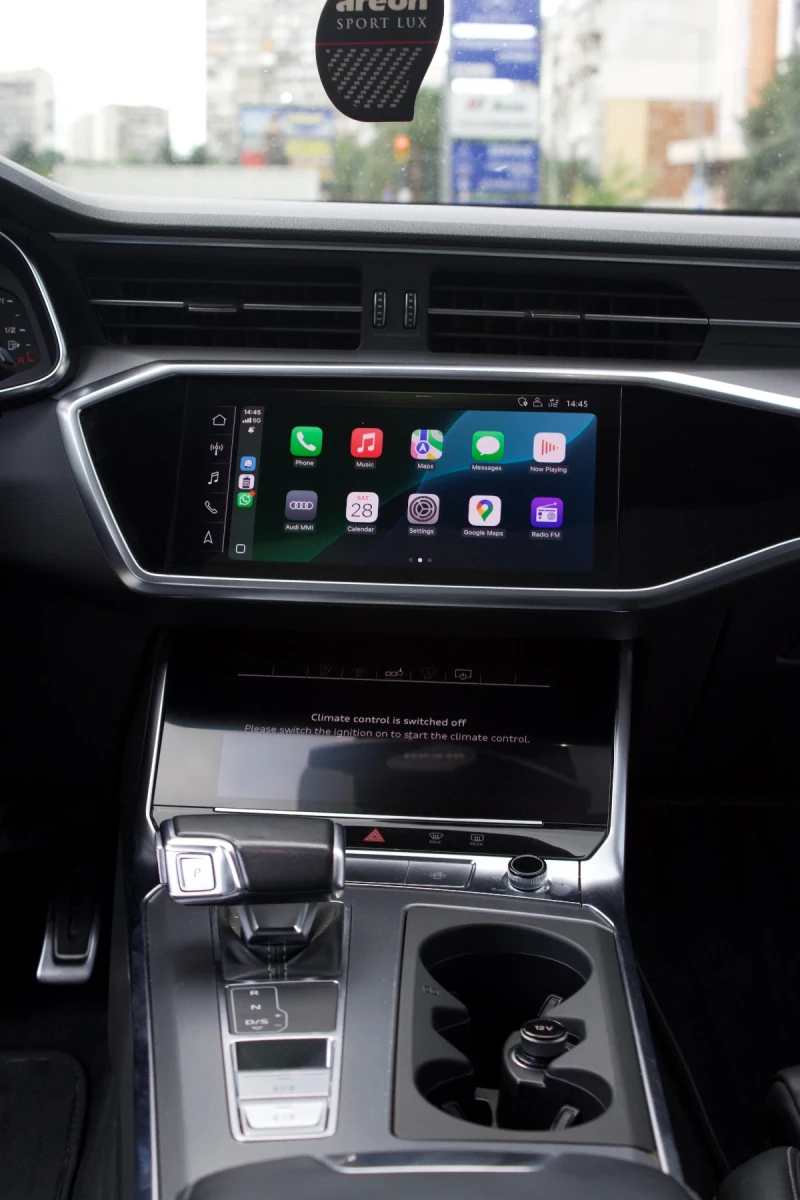 Audi S6 B&O/HEAD UP/MATRIX/Black Optic/Печка, снимка 9 - Автомобили и джипове - 51542472