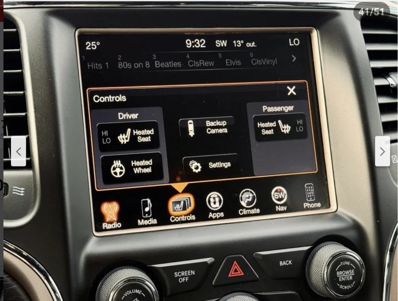 Jeep Grand cherokee LIMITED* 3.6* V6* 8ZF* ПОДГРЕВ* КАМЕРА* КЕЙЛЕС, снимка 12 - Автомобили и джипове - 52593766