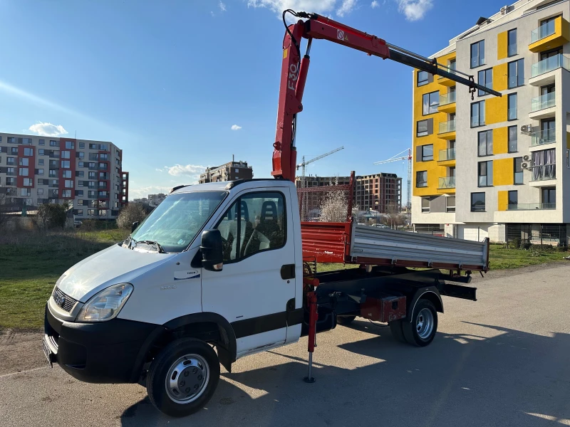 Iveco 35c15 Самосвал с кран, снимка 10 - Бусове и автобуси - 44921747