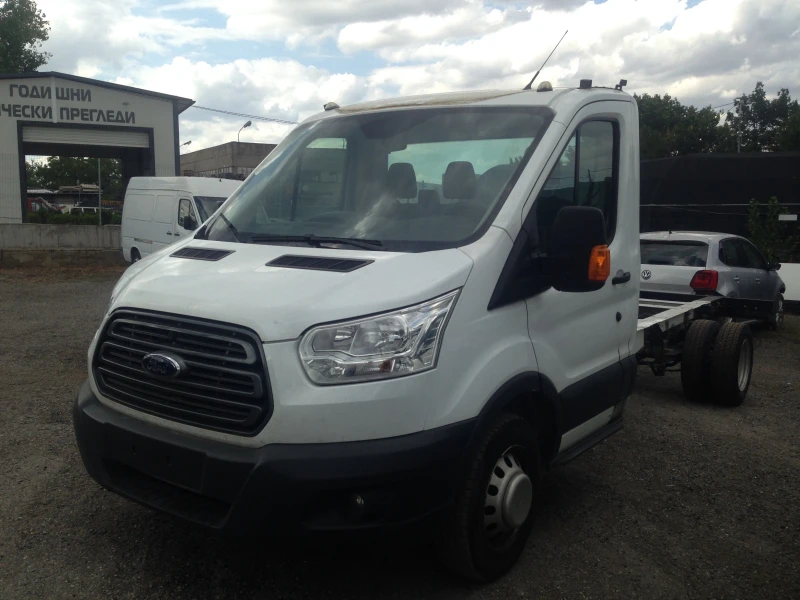 Ford Transit 2.0D/170кс/ДългаБаза/ШАСИ/3.5т/Klima/Euro6B, снимка 3 - Бусове и автобуси - 46871728