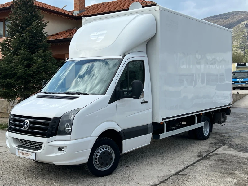 VW Crafter Дв Гума 3500кг , 4, 40м , Клима , Падащ борд , NAV, снимка 2 - Бусове и автобуси - 49813778