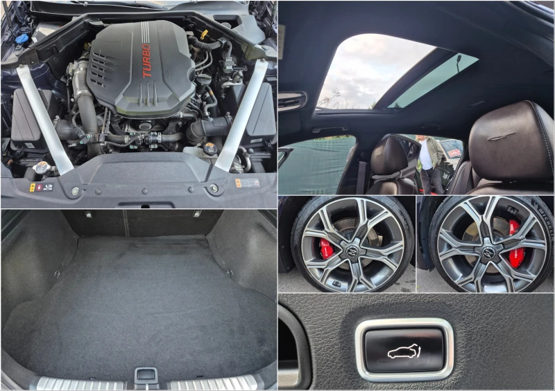 Kia Stinger 3.3 Turbo AWD GT Панорама - Наличен в БГ, снимка 14 - Автомобили и джипове - 52282120