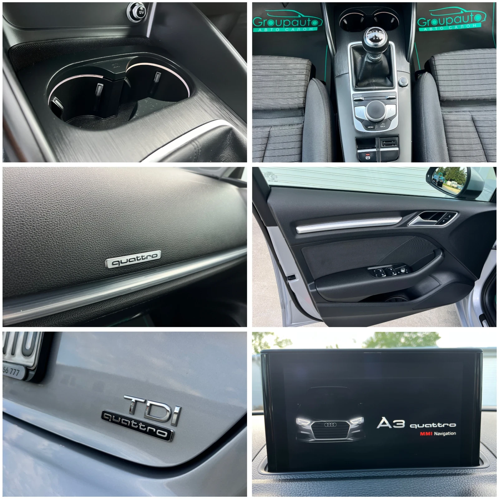 Audi A3 2, 0TDI-150k./QUATTRO/MATRIX/NAVI/ !!! | Mobile.bg   13