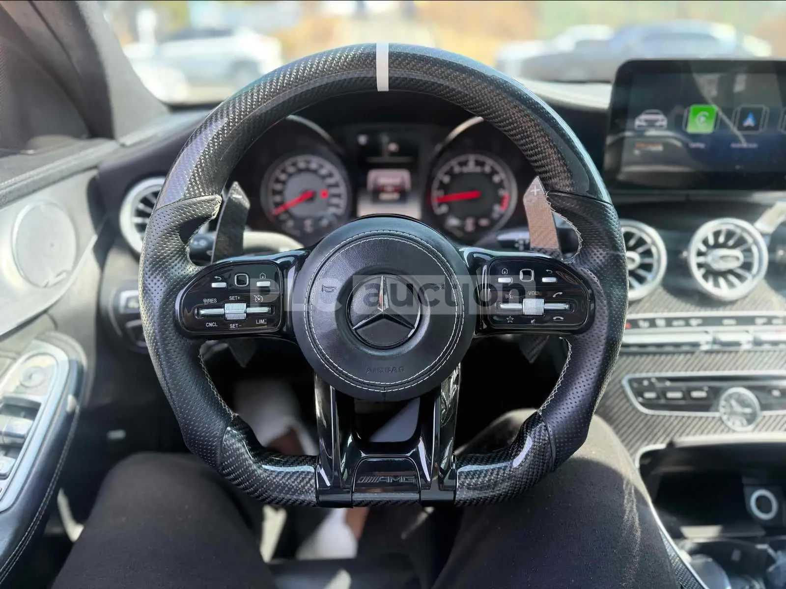 Mercedes-Benz C 63 AMG 360-градусова камера* Кожен салон, снимка 16 - Автомобили и джипове - 54182564