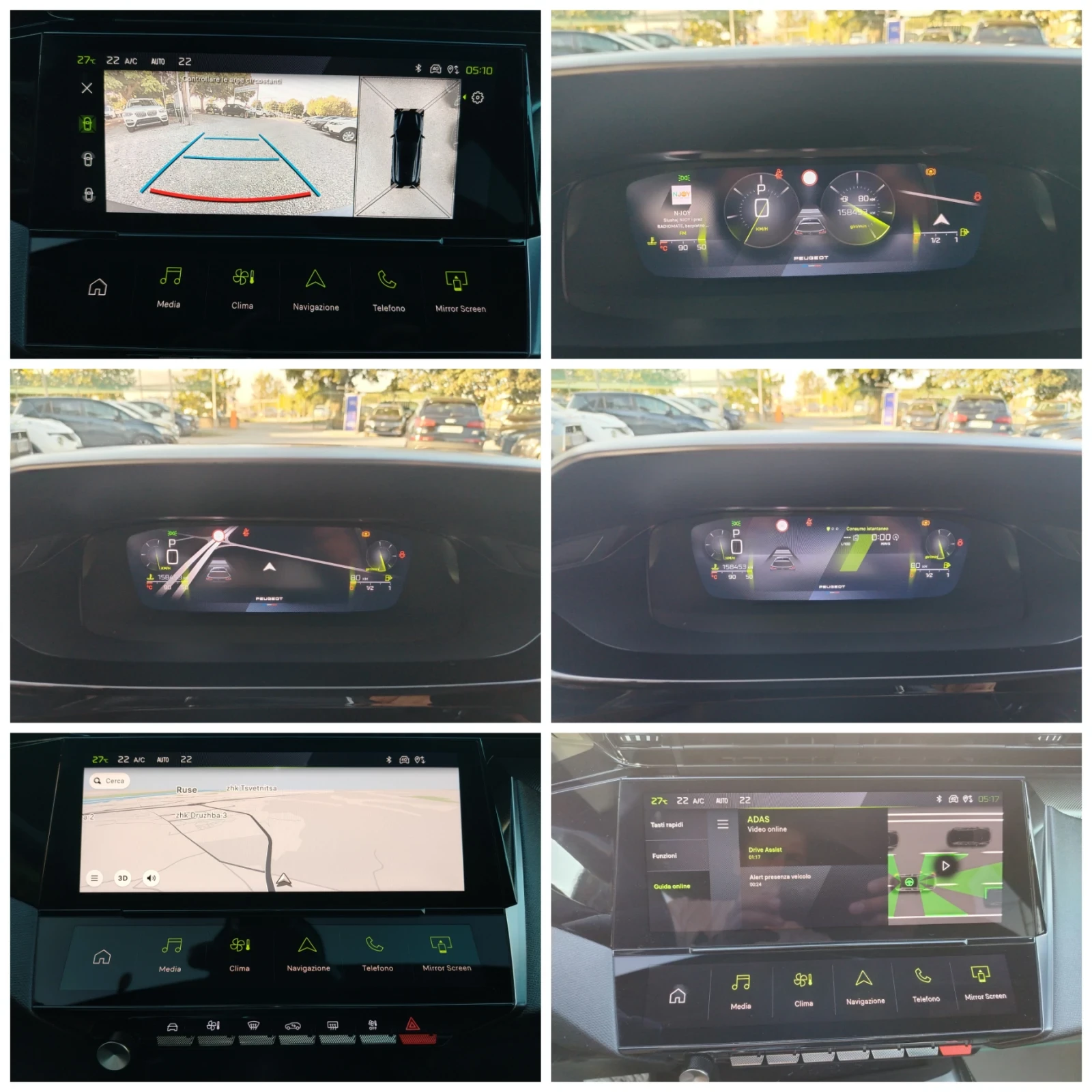 Peugeot 308 1.5HDI-131к.с/GT-LINE/АВТОМАТИК/НАВИГАЦИЯ/FULL!!! , снимка 12 - Автомобили и джипове - 55849443