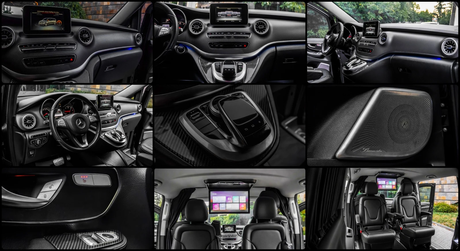 Mercedes-Benz V 300 V220d* EXTRA LONG* AMG* BIG SCREEN* BUSINESS CLASS, снимка 17 - Автомобили и джипове - 55981456