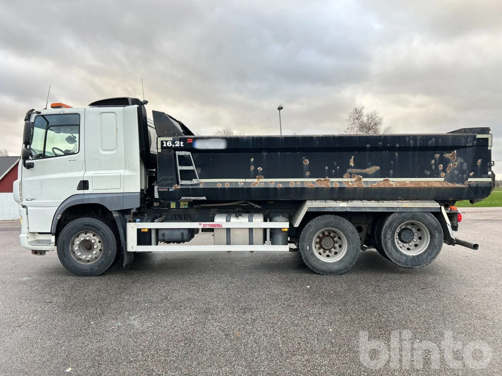 Daf CF 410 6x2 със самосвална  каросерия Zetterberg ZD4 - изображение 8