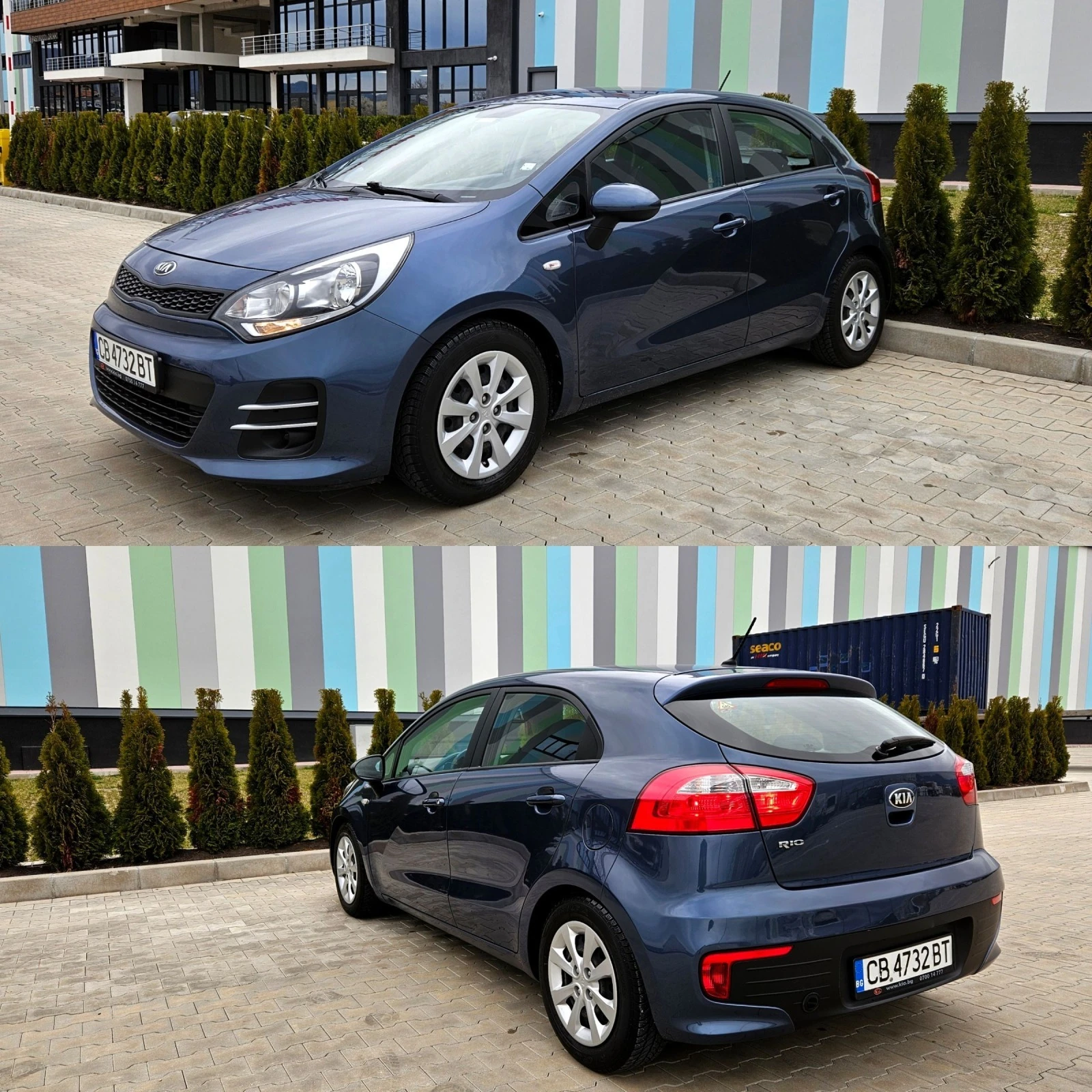 Kia Rio 84кс.Бензи/Газ, usb, Мултиволан  - изображение 7