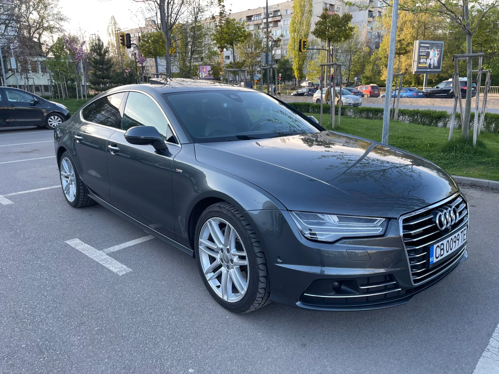 Audi A7 3.0 S line, Matrix, снимка 2 - Автомобили и джипове - 54599077